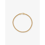 Tom Wood curb bracelet 18ct gold-plated sterling silver, UK version