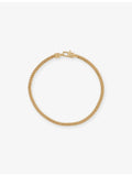 Tom Wood curb bracelet 18ct gold-plated sterling silver, UK version