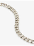 Tom Wood Frankie Chain necklace rhodium-plated 925 sterling silver, UK version