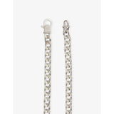 Tom Wood Frankie Chain necklace rhodium-plated 925 sterling silver, UK version