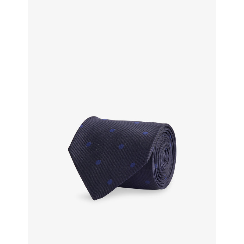 Tom Ford polka dot silk tie 8cm, imported from the UK