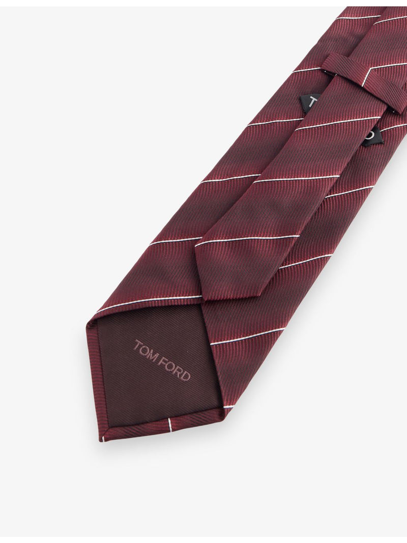 Tom Ford horizontal stripe silk tie 8cm (British brand)