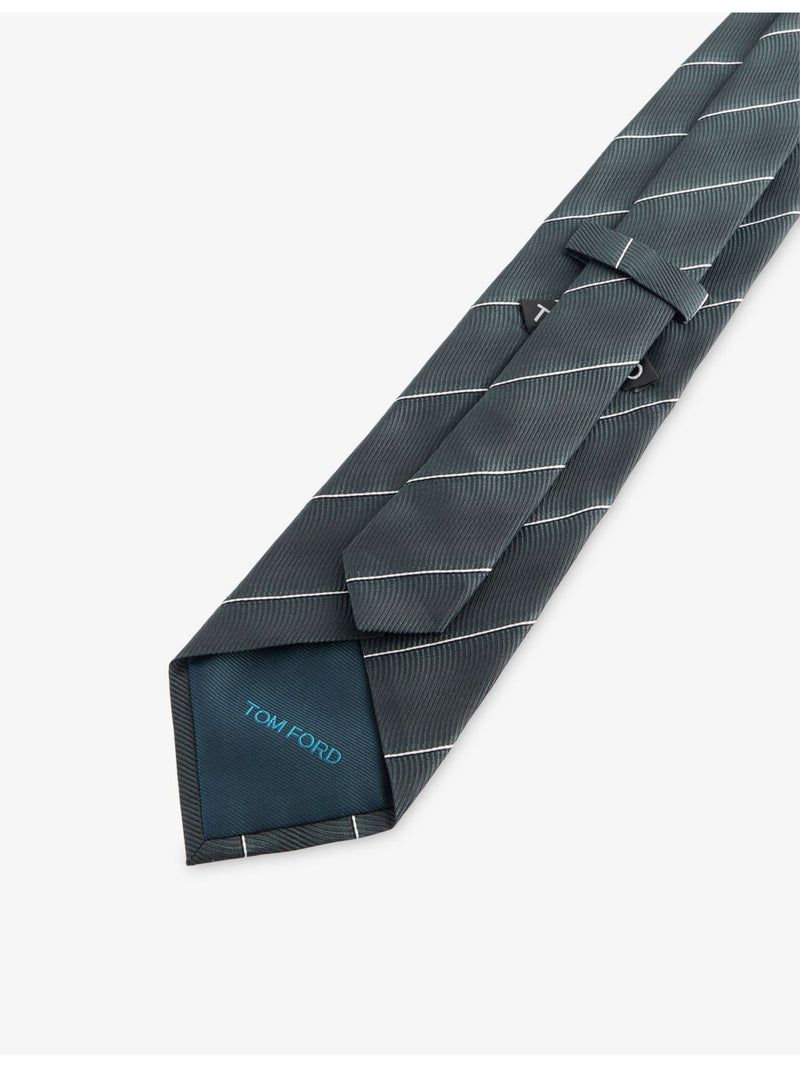 Tom Ford horizontal stripe silk tie 8cm (British brand)