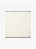 Tom Ford silk pocket square with contrast border (British brand)