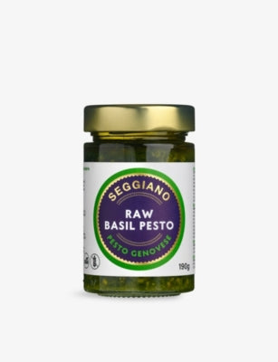 Seggiano raw basil pesto 190g, UK version