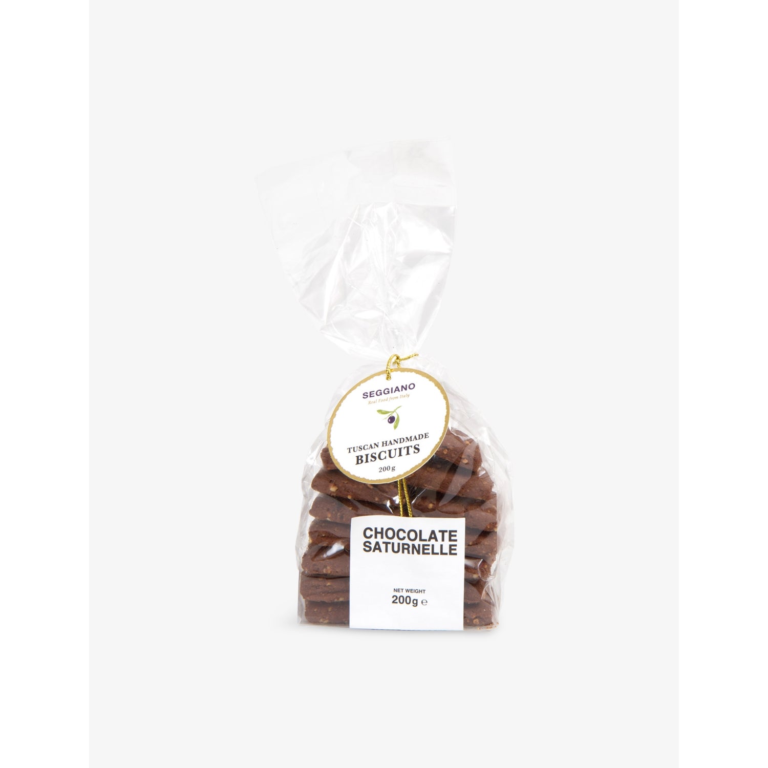 Seggiano chocolate Saturnelle biscuits 200g - British product