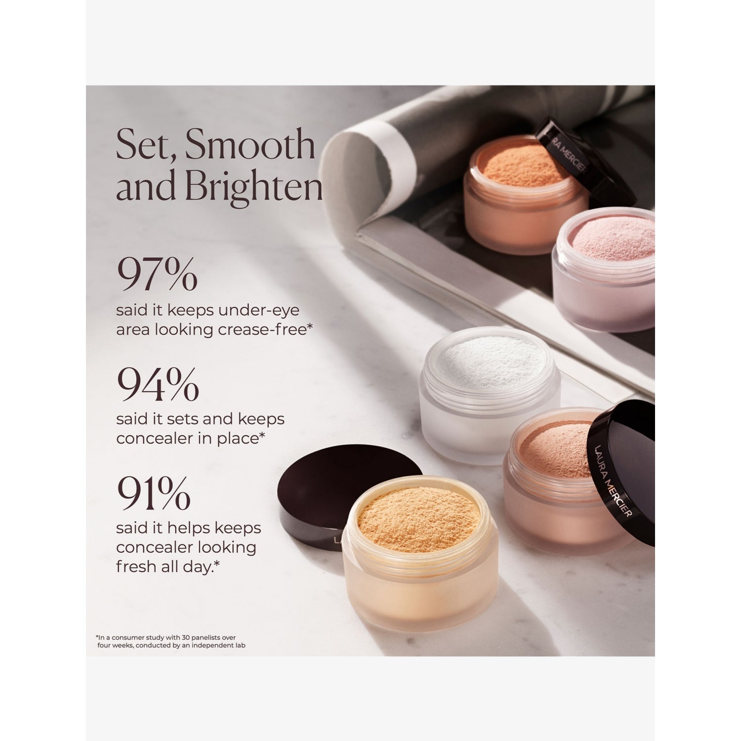 Laura Mercier Secret Brightening under eye setting powder 4g - British product