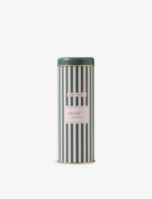 Daylesford traditional amaretti biscuit tin 140g, imported from the UK