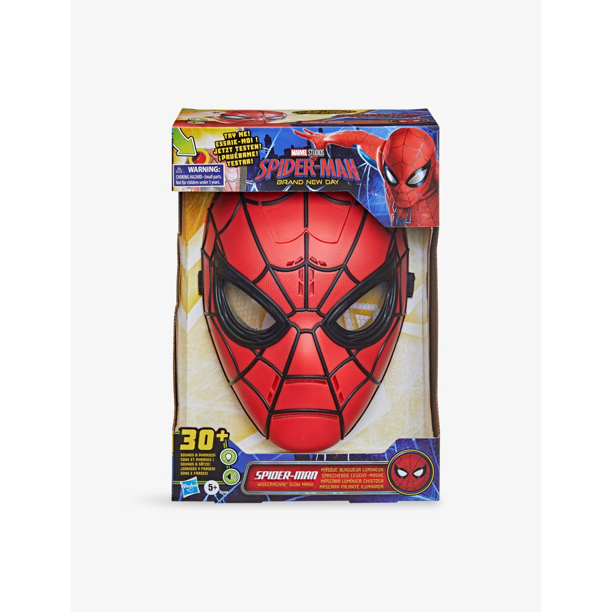 Spider-Man Wisecrachin' Glow Mask - British product