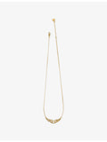 Zadig Voltaire brass pendant necklace gold-tone finish, imported from the UK