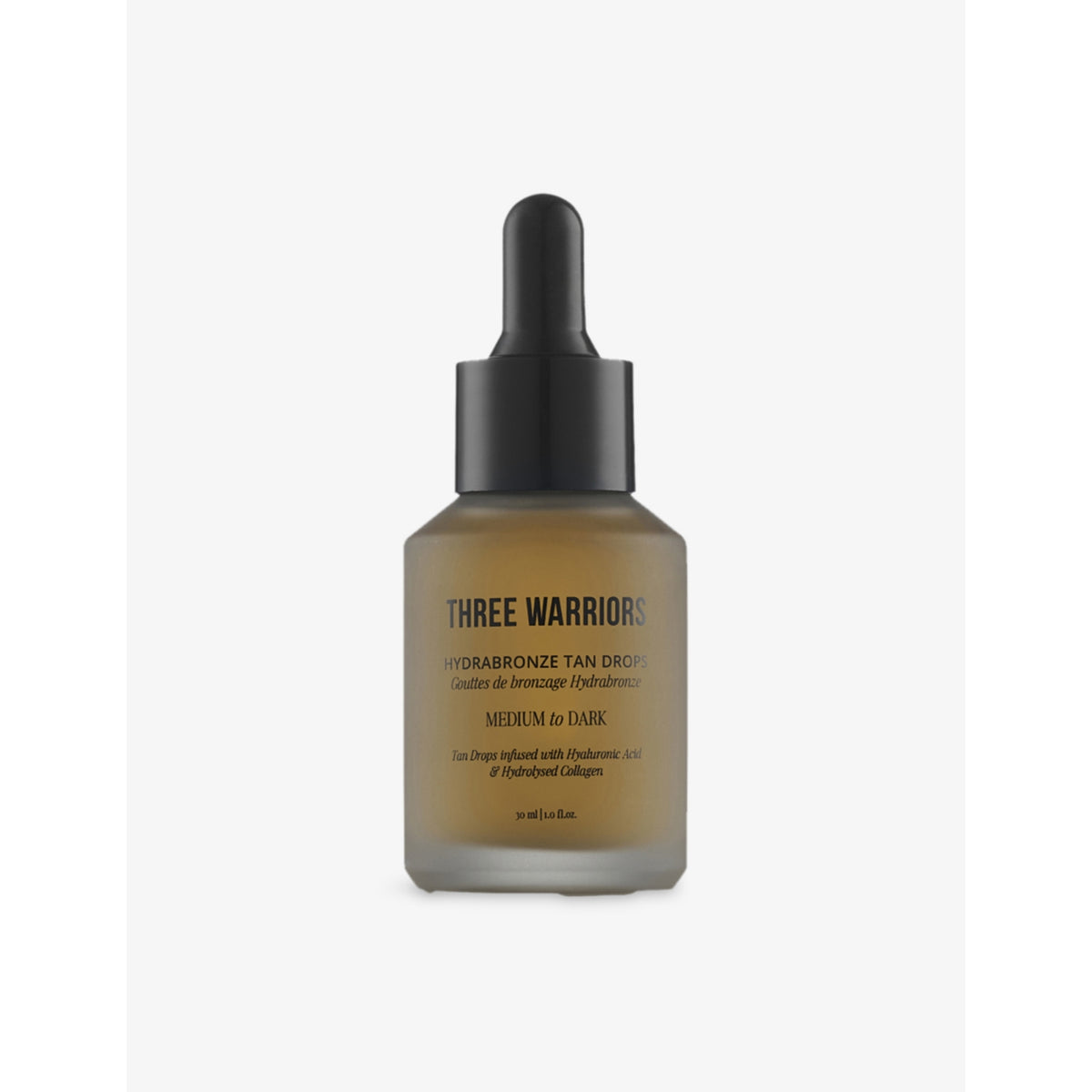 Three Warriors Hydrabronze face tan drops 30ml, imported from the UK