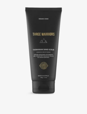 Three Warriors Tasmanian Sand exfoliating scrub 150g (British brand)