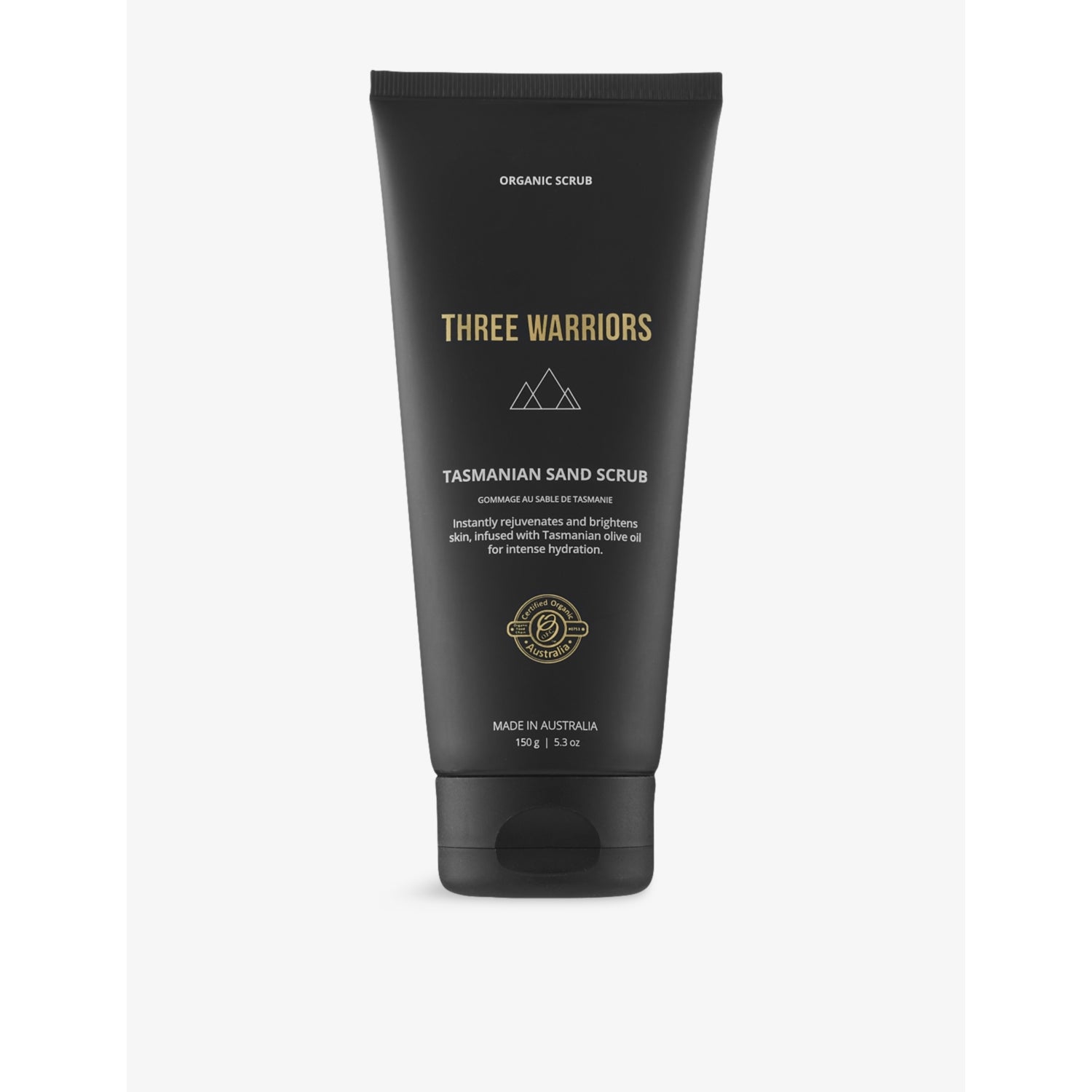 Three Warriors Tasmanian Sand exfoliating scrub 150g (British brand)