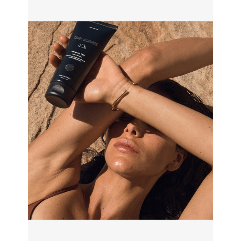 Three Warriors gradual tan tube 150g, UK version