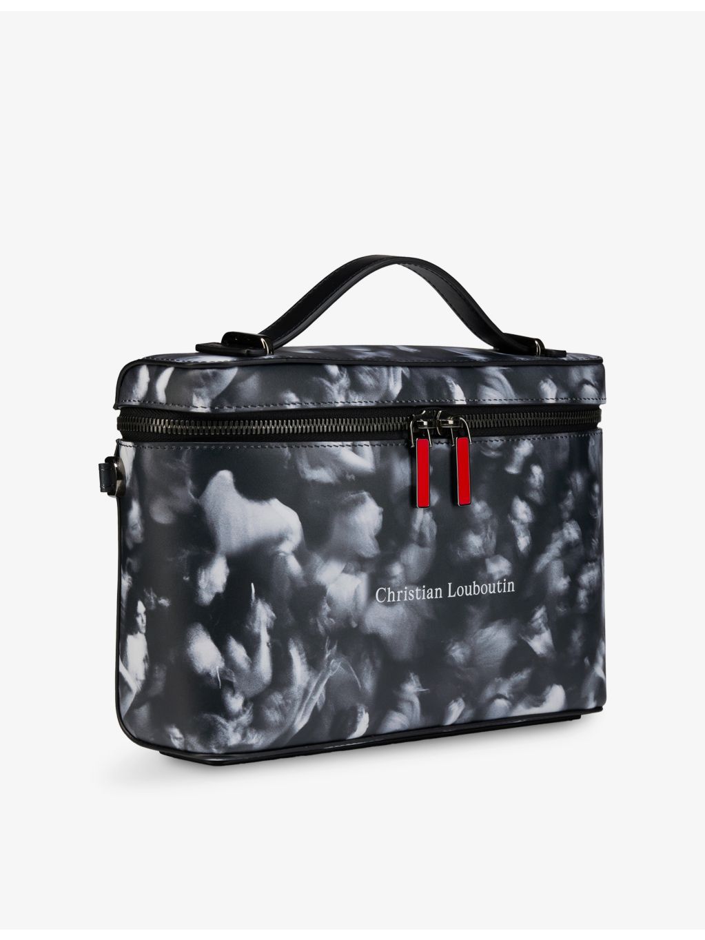 Christian Louboutin leather crossbody bag with tactical print (British brand)