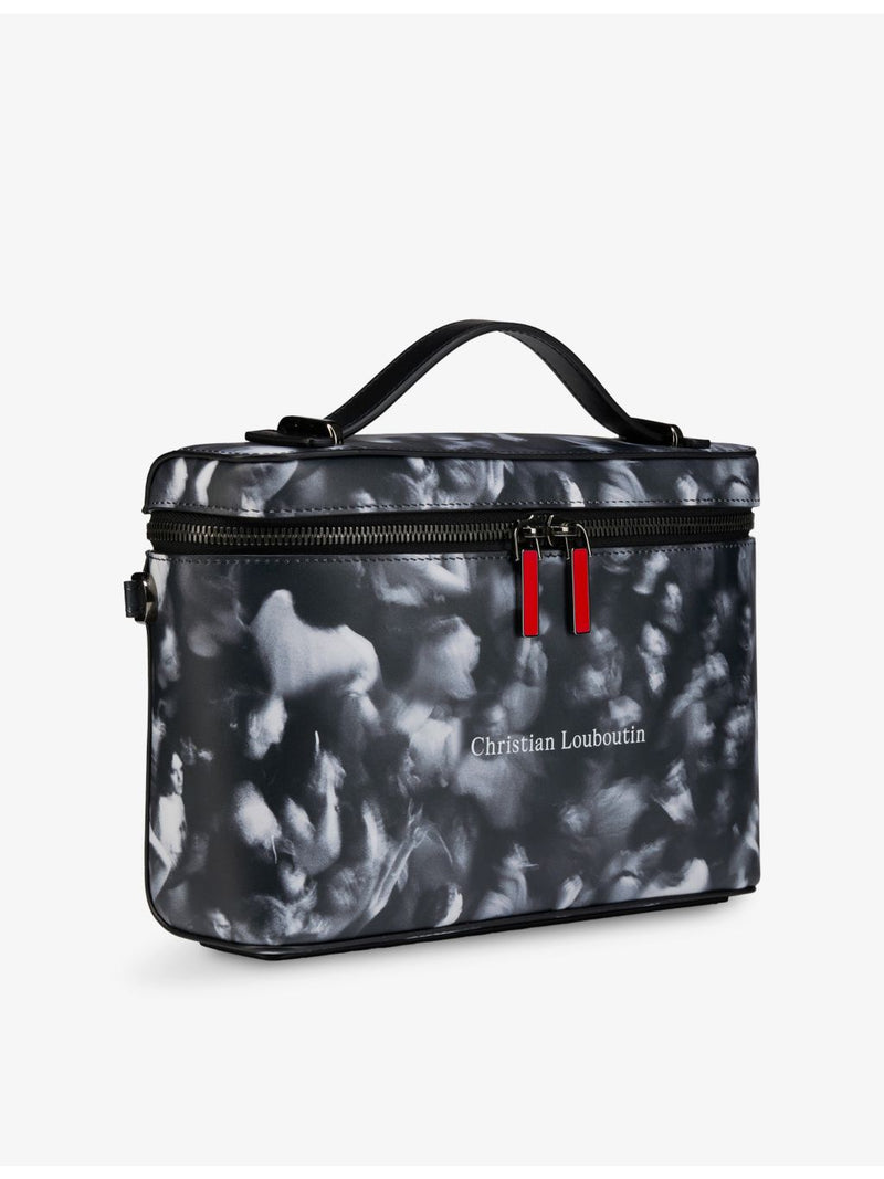 Christian Louboutin leather crossbody bag with tactical print (British brand)