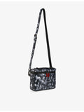 Christian Louboutin leather crossbody bag with tactical print (British brand)