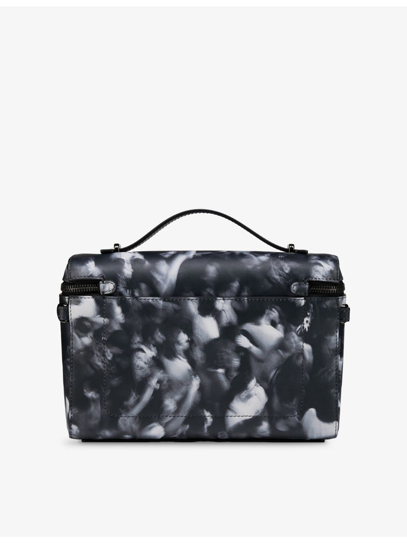 Christian Louboutin leather crossbody bag with tactical print (British brand)
