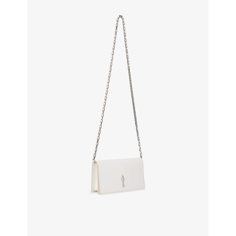 Christian Louboutin Bettina patent leather clutch bag (British brand)