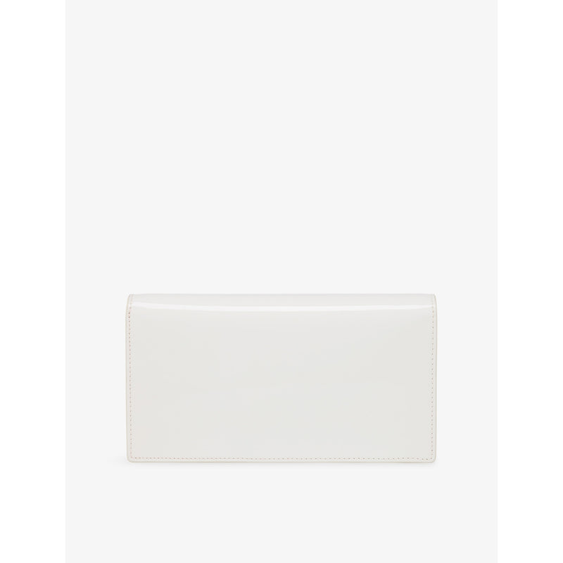 Christian Louboutin Bettina patent leather clutch bag (British brand)