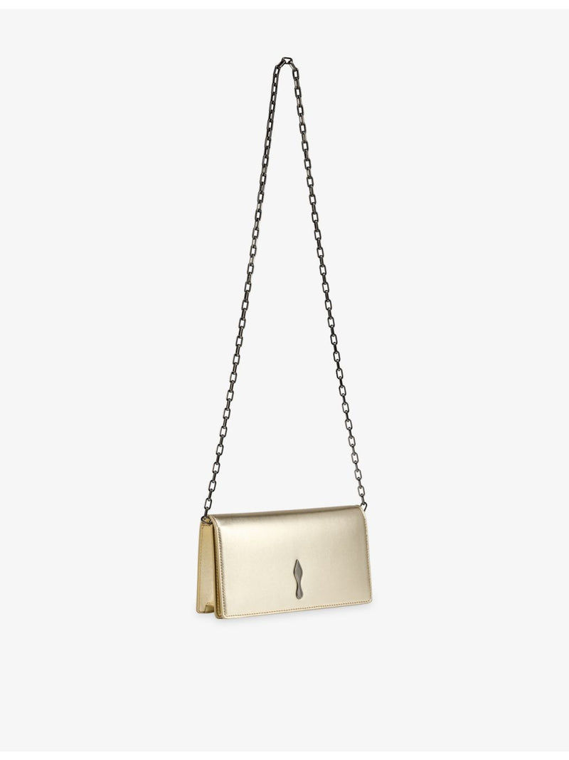 Christian Louboutin Bettina leather clutch bag - British product