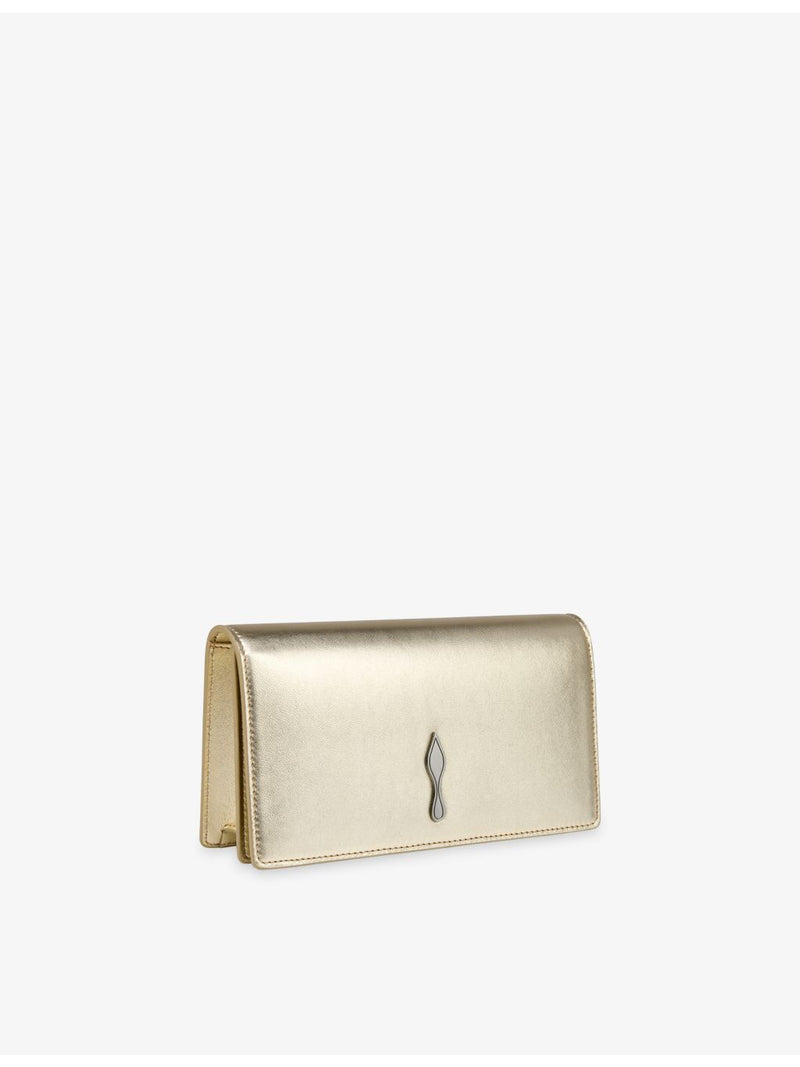 Christian Louboutin Bettina leather clutch bag - British product