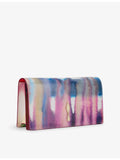 Christian Louboutin Bettina tie-dye leather clutch (British brand)