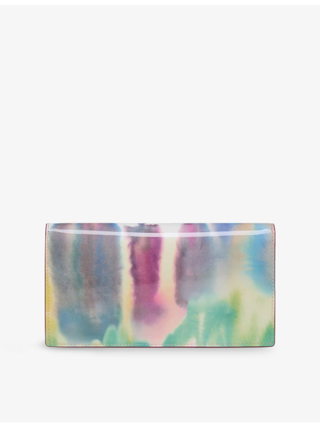 Christian Louboutin Bettina tie-dye leather clutch (British brand)