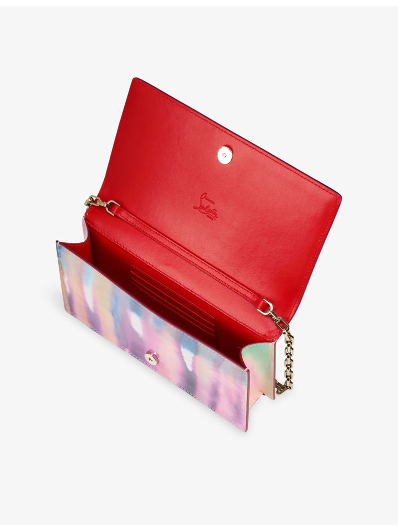 Christian Louboutin Bettina tie-dye leather clutch (British brand)