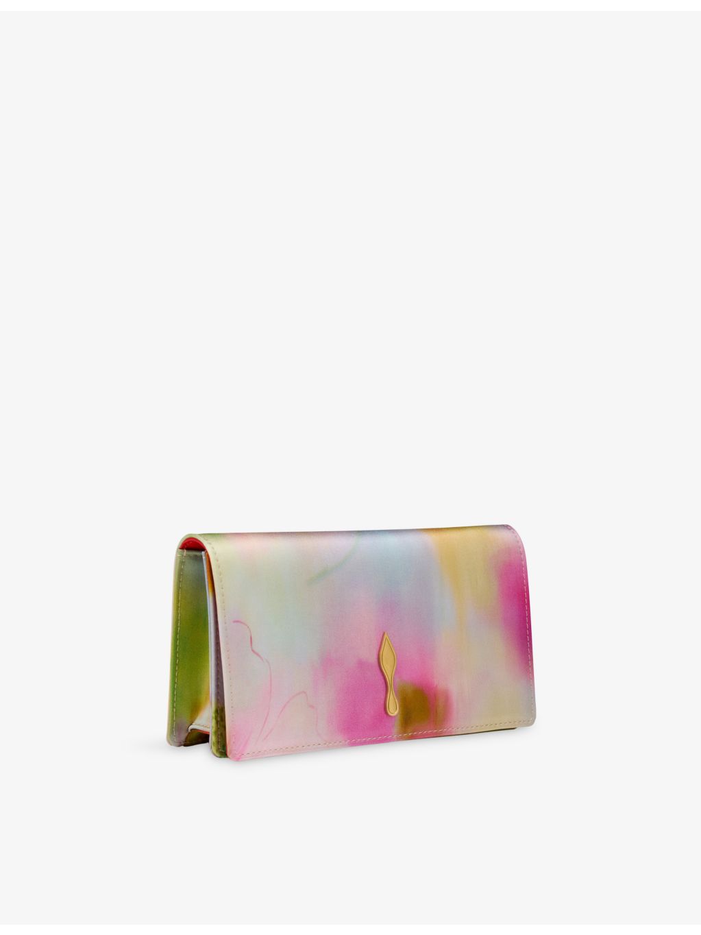 Christian Louboutin Bettina Botanica satin clutch - British product