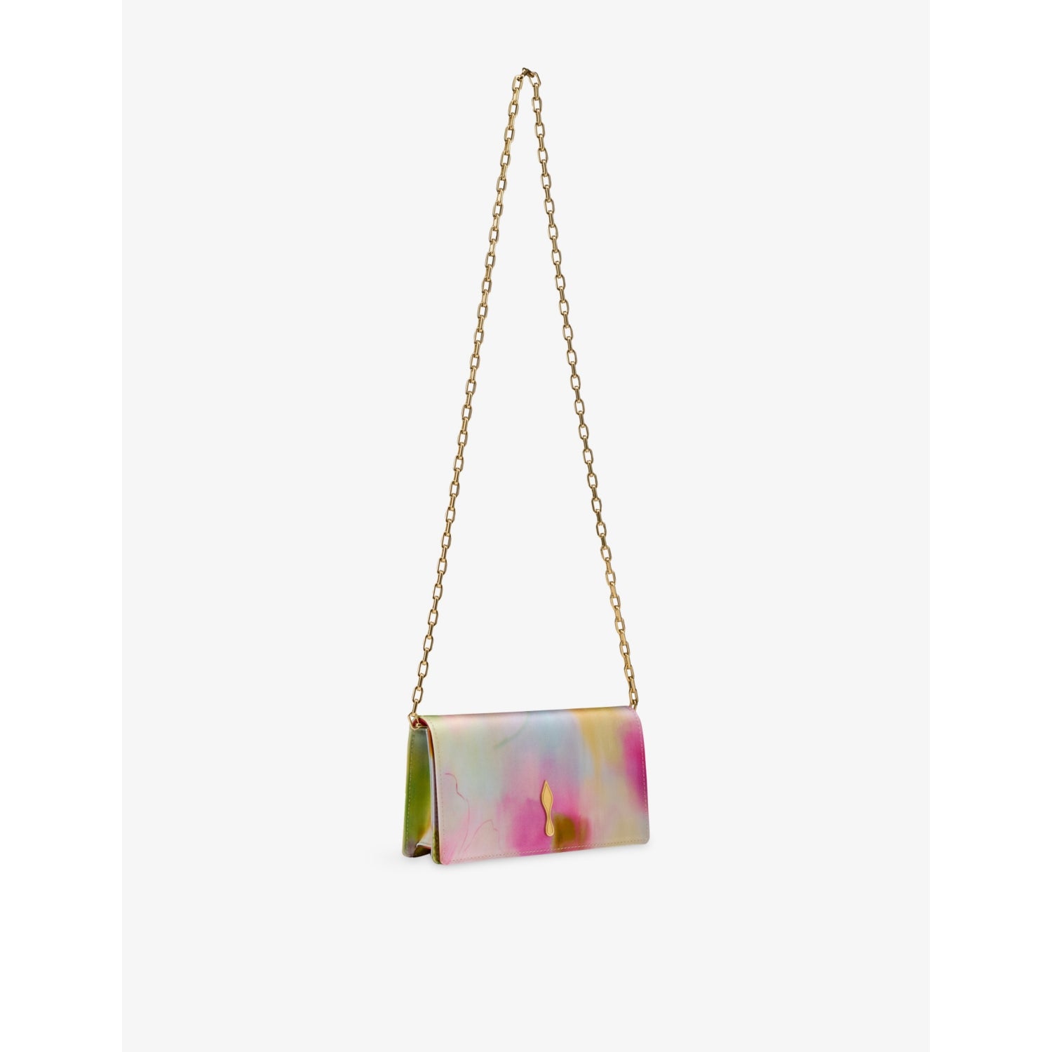 Christian Louboutin Bettina Botanica satin clutch - British product
