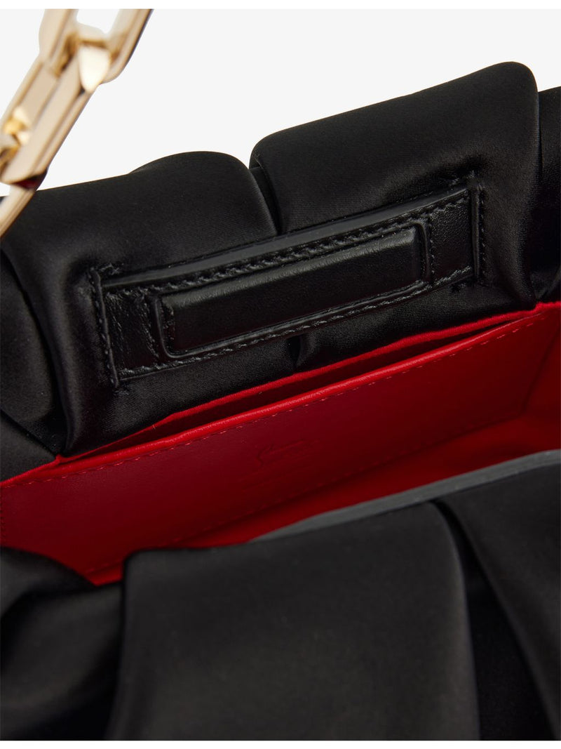 Christian Louboutin Eva small neoprene satin shoulder bag, UK version