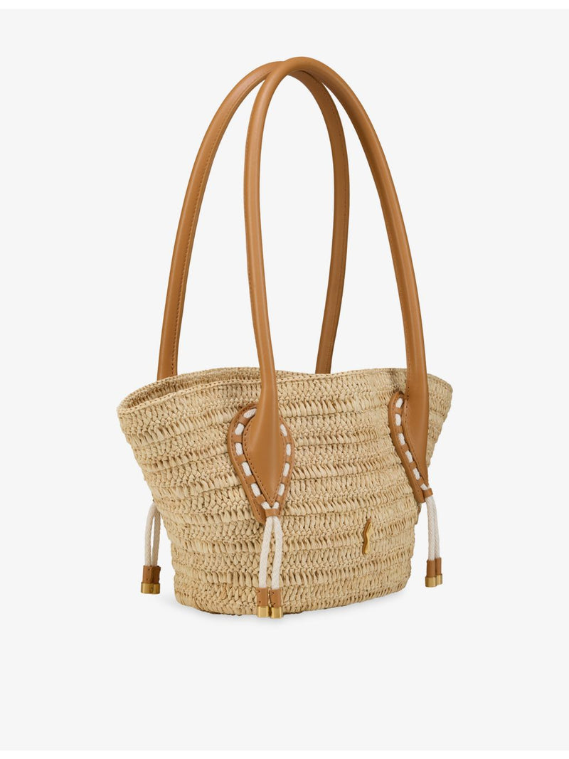 Christian Louboutin Venus Mini Raffia Basket Bag (British brand)