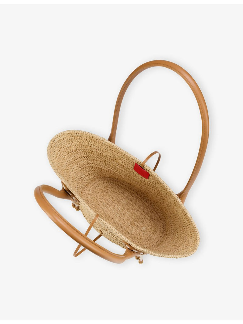 Christian Louboutin Venus Mini Raffia Basket Bag (British brand)