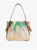 Christian Louboutin small tie dye canvas tote bag, imported from the UK