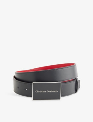 Christian Louboutin Canopy Leather Belt 35mm