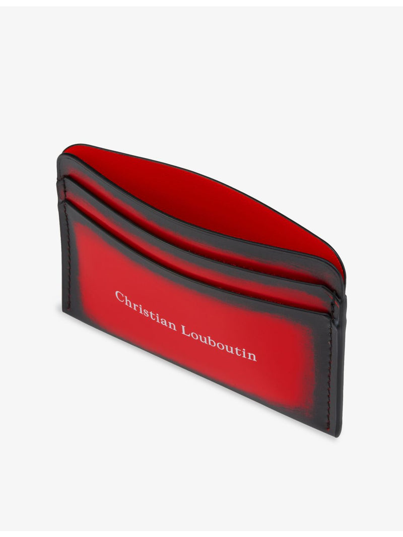 Christian Louboutin Canopy leather card holder 8x10cm, UK version