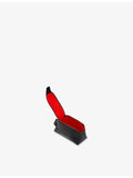 Christian Louboutin leather travel pouch with red lining - British product
