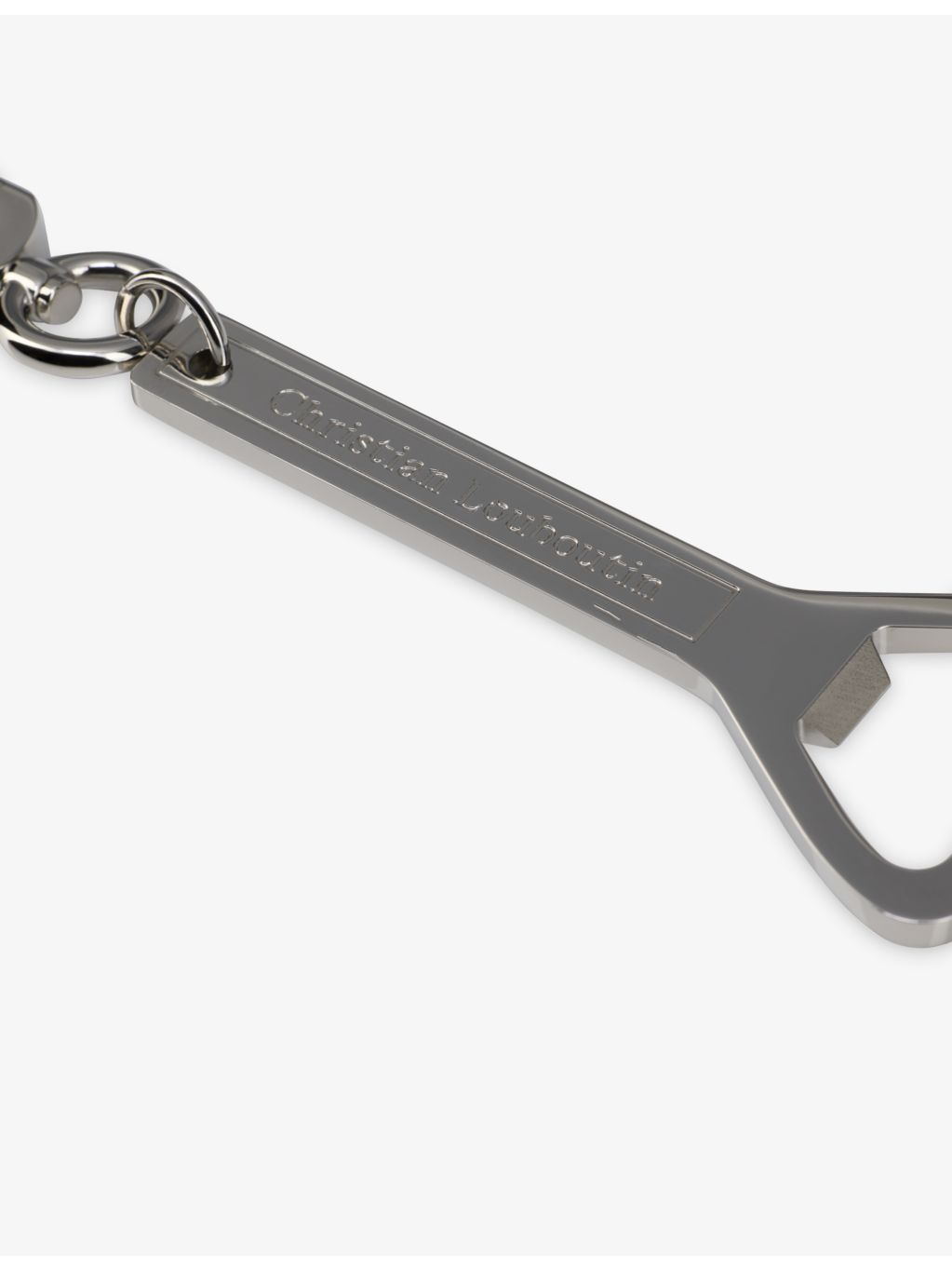 Christian Louboutin bottle opener silver-toned metal, UK version