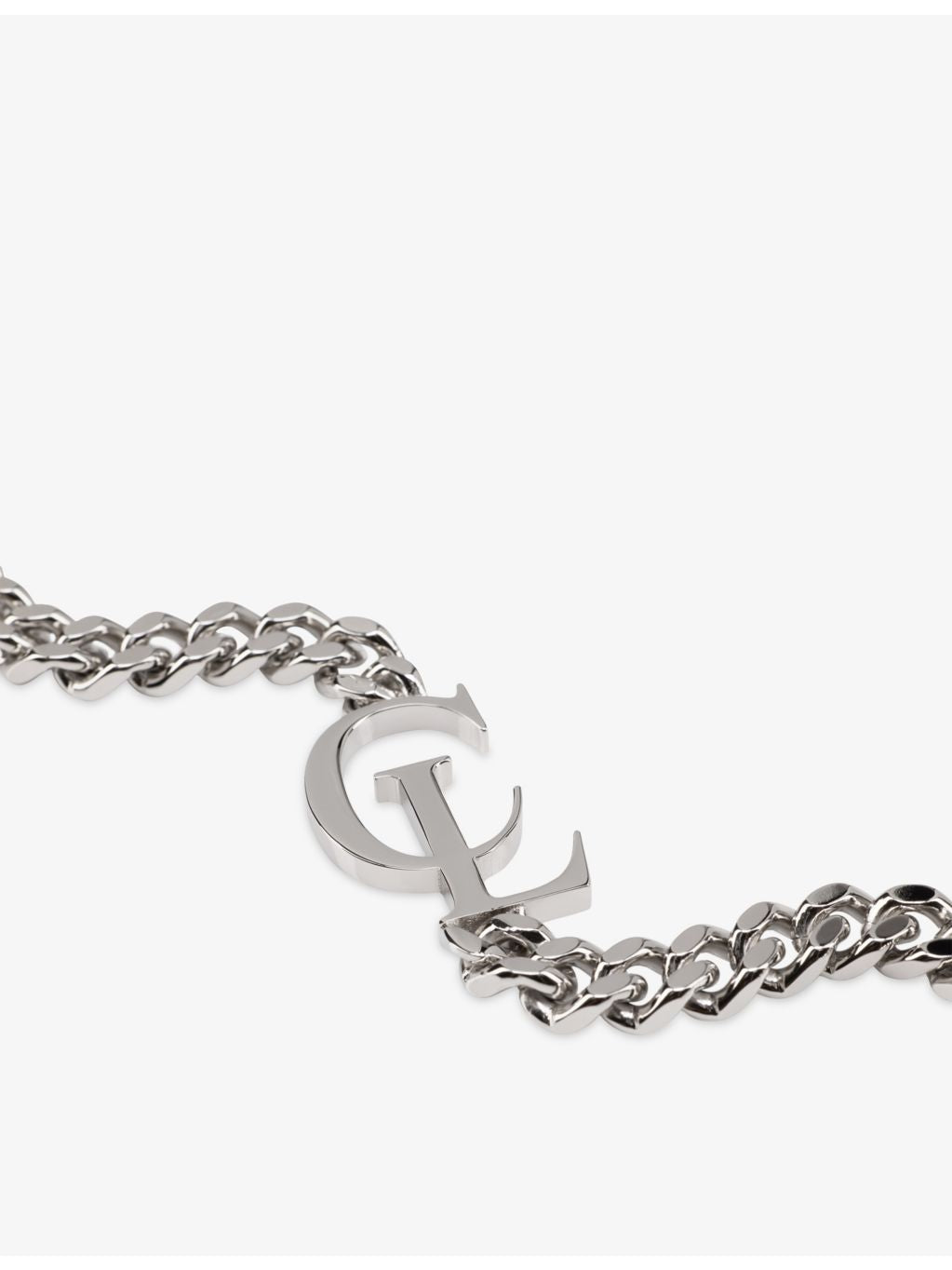 Christian Louboutin silver-toned chain bracelet - British product