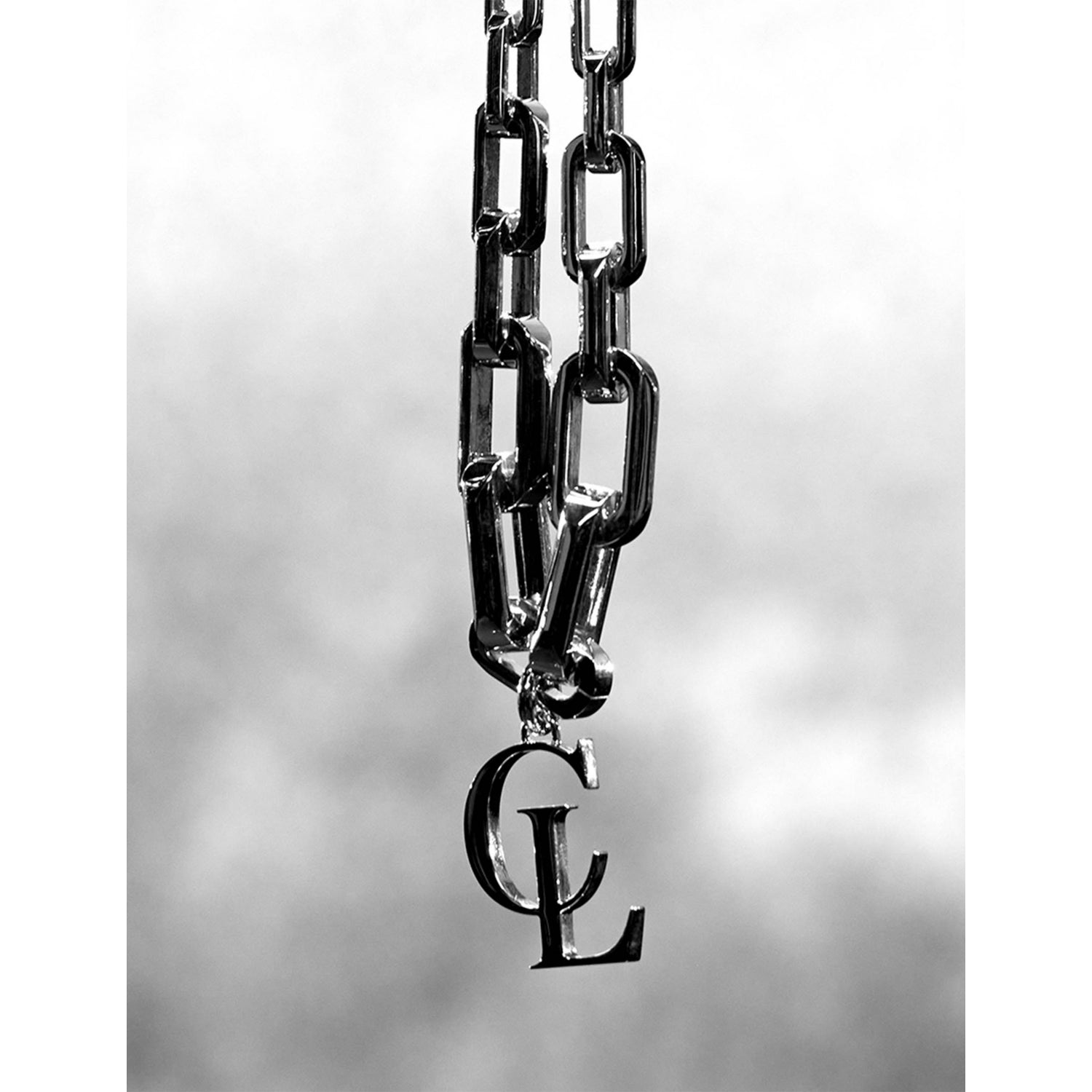 Christian Louboutin silver-toned chain necklace, UK version