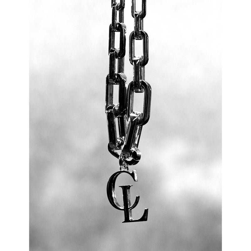 Christian Louboutin silver-toned chain necklace, UK version