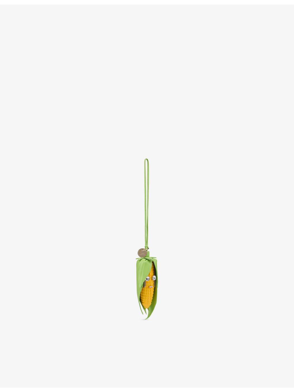 Christian Louboutin Vegetable Corn leather bag charm, UK version