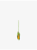 Christian Louboutin Vegetable Corn leather bag charm, UK version
