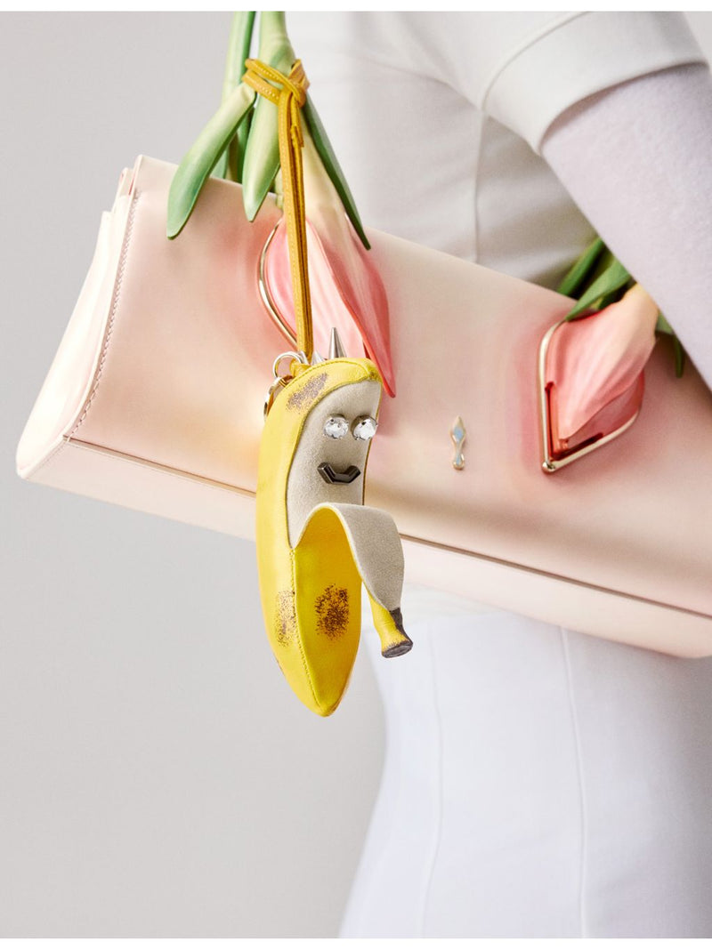 Christian Louboutin banana leather bag charm - British product