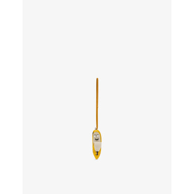 selfridges Christian Louboutin Fruit Banana Leather Bag Charm- Buy online at McGrocer