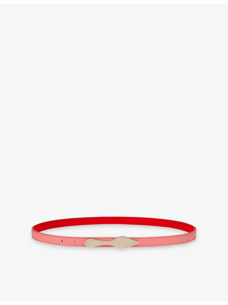 Christian Louboutin Bettina Reverse Leather belt, imported from the UK