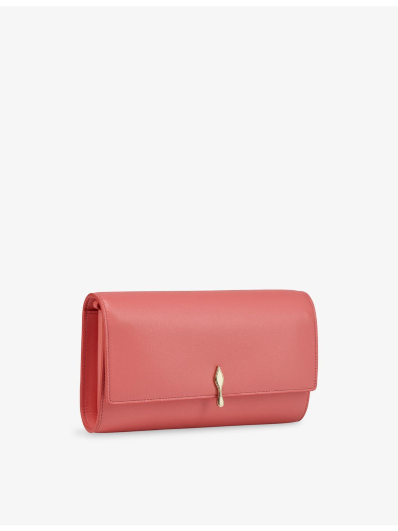 Christian Louboutin Bettina metallic leather wallet-on-chain (British brand)