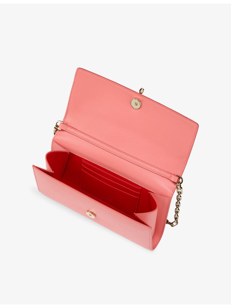 Christian Louboutin Bettina metallic leather wallet-on-chain (British brand)