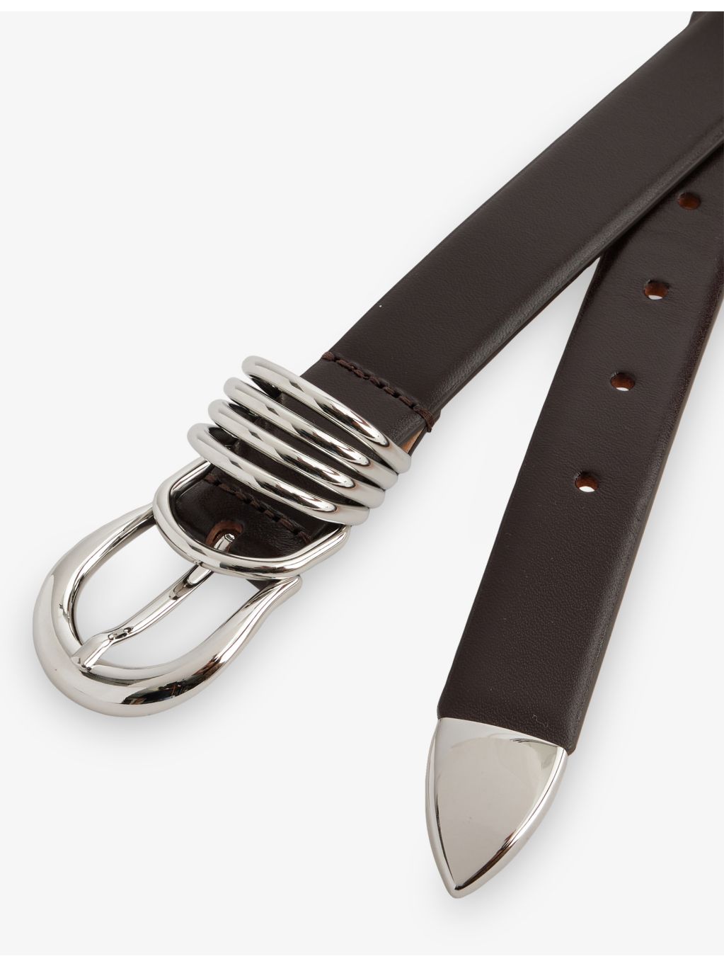 Hollyhock suede leather belt 99cm length (British brand)